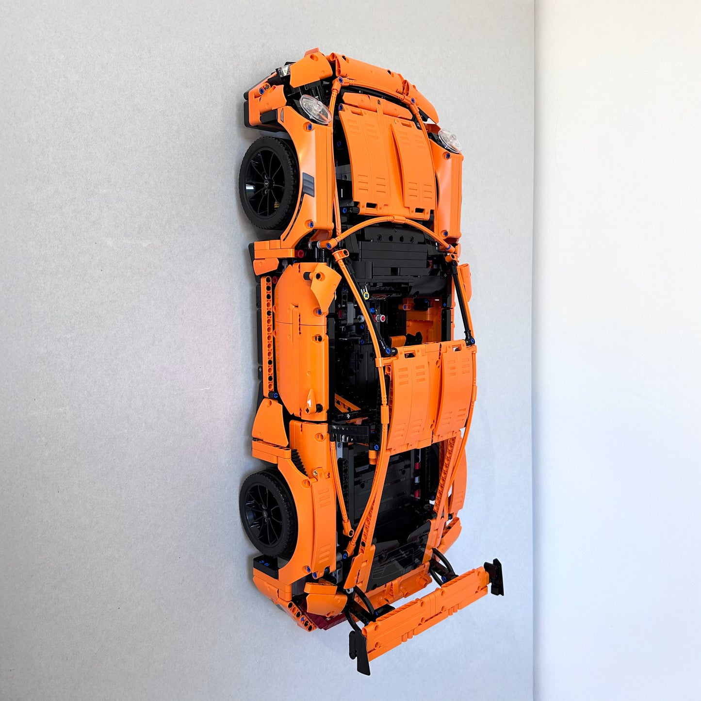 Wall Mount Bracket Hook for Lego Technic Porsche 911 GT3 RS 42056 | Upright or Upside-down