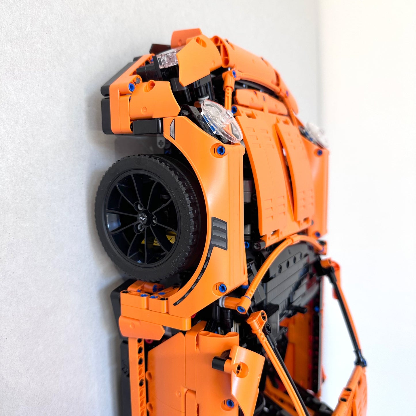Wall Mount Bracket Hook for Lego Technic Porsche 911 GT3 RS 42056 | Upright or Upside-down