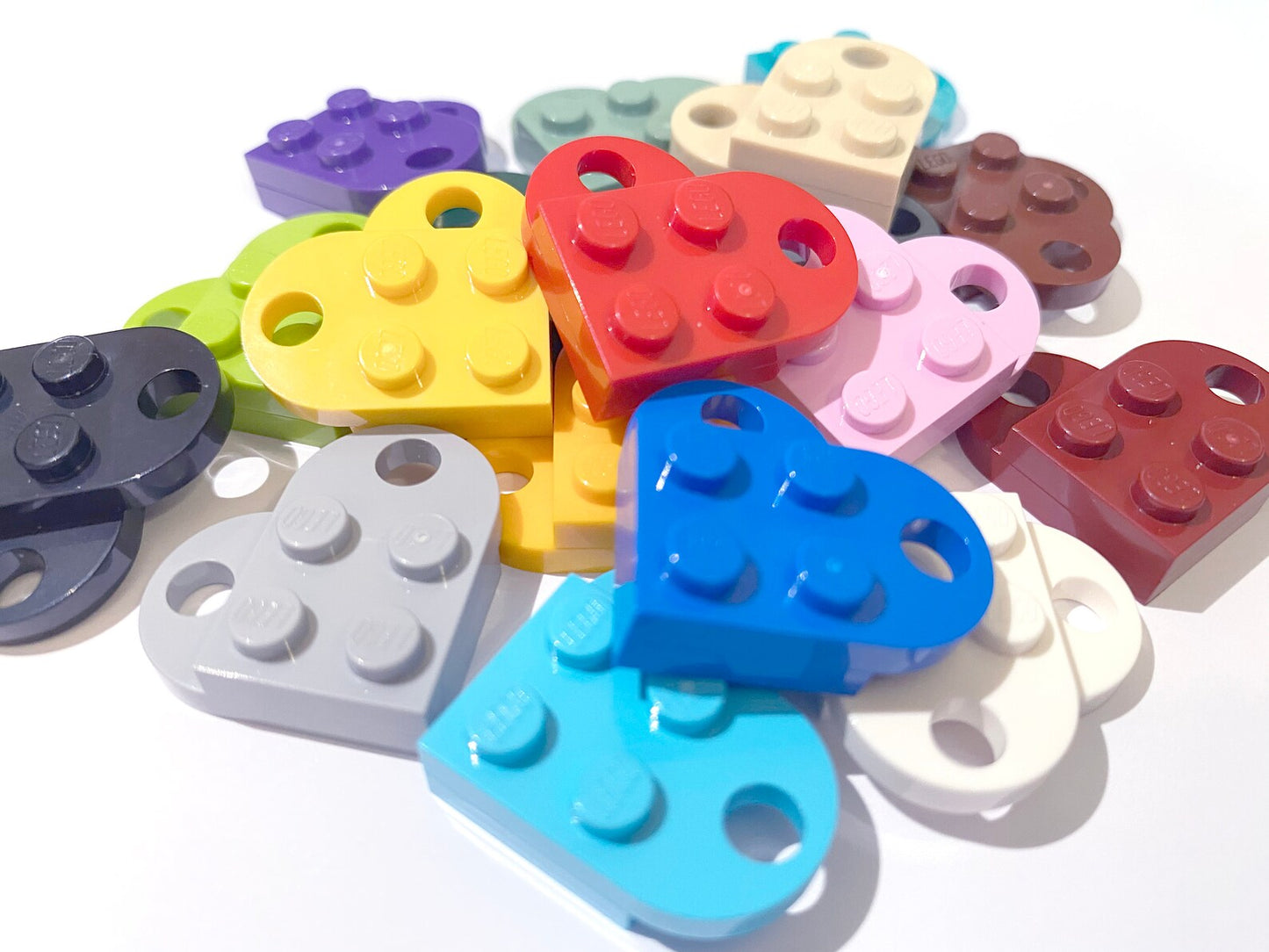 LEGO Heart Couple Keychain / Keyring|18 Colors