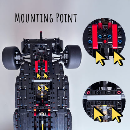 Wall Mount Hook for Lego 42171 Technic  Mercedes-AMG F1 W14 E Performance