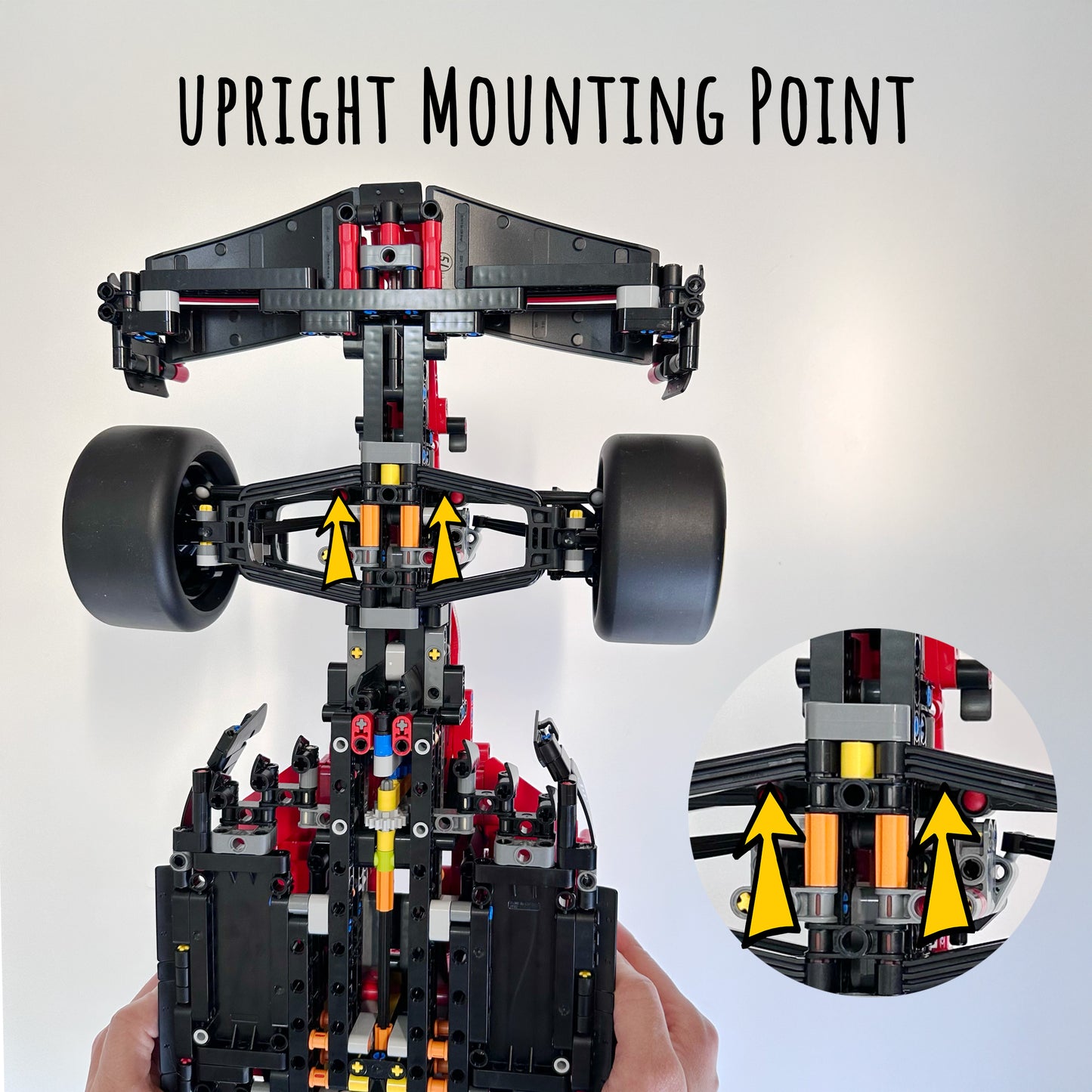 Wall Mount Hook for Lego 42207 Technic Ferrari SF-24 F1