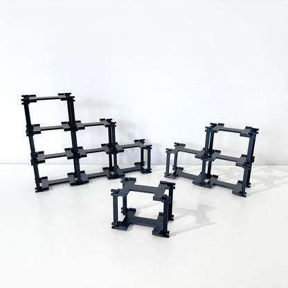 4 Vehicles Display Stand for Lego Speed Champions Cars - Stylish Organizer with Infinite Expansion - No tools setup