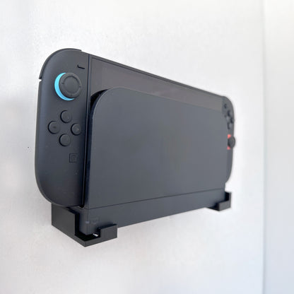 Wall Mount for Nintendo Switch 2 Dock – Minimal Side Bracket Holder, Compact & Secure Design – A Sleek Home for Your Console – Made in UK
