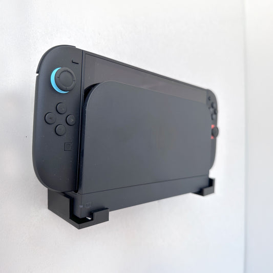 Wall Mount for Nintendo Switch 2 Dock – Minimal Side Bracket Holder, Compact & Secure Design – A Sleek Home for Your Console – Made in UK