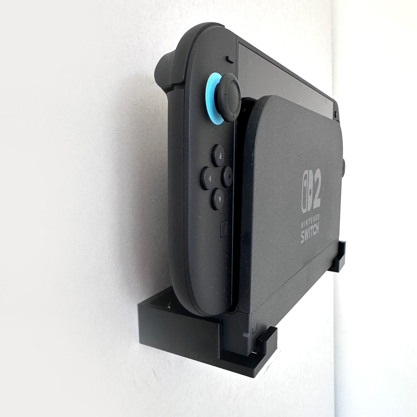 Wall Mount for Nintendo Switch 2 Dock – Minimal Side Bracket Holder, Compact & Secure Design – A Sleek Home for Your Console – Made in UK
