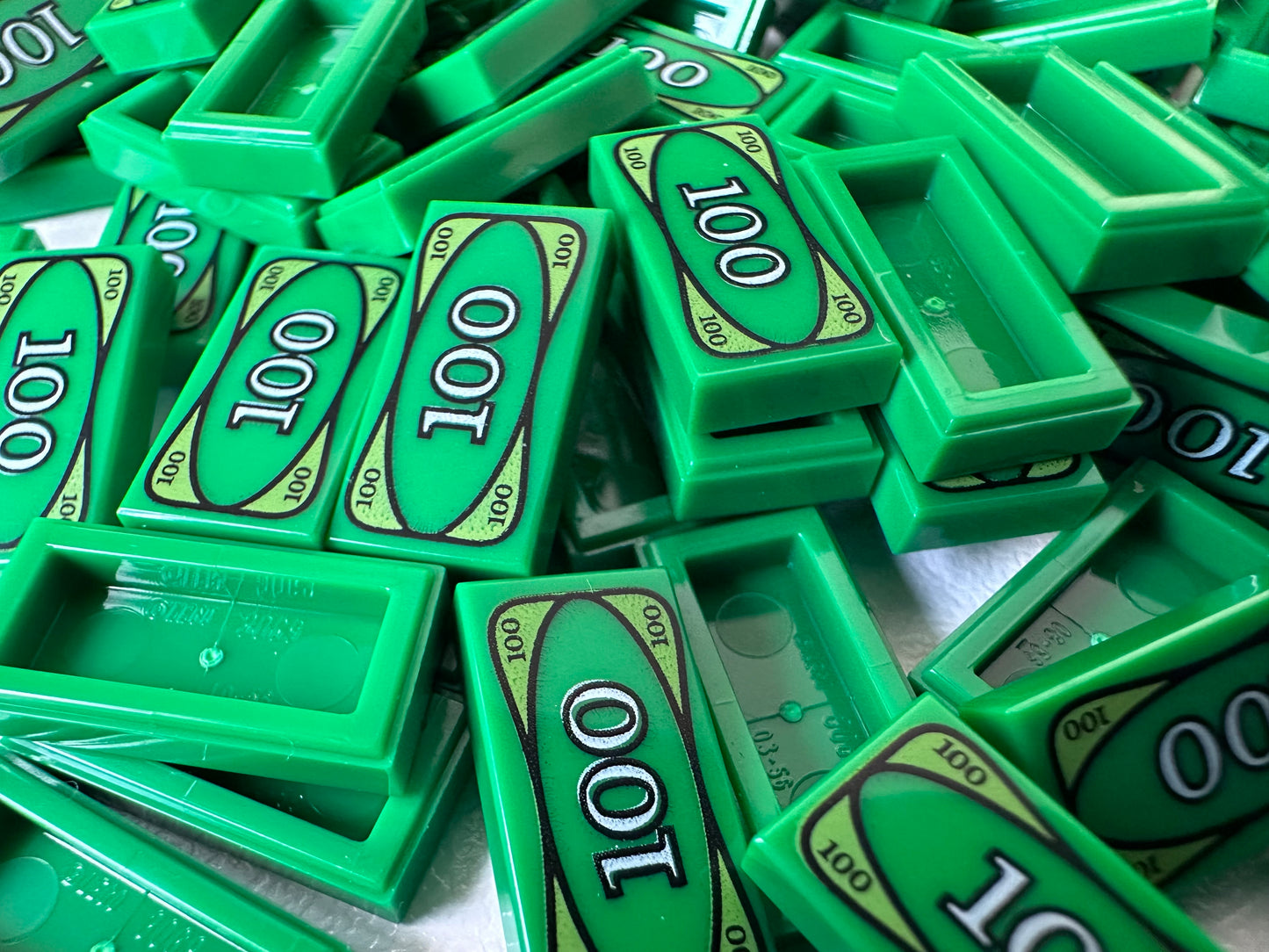 100 Green Money Tile｜Robber Dollar｜4295260