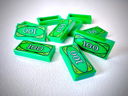 100 Green Money Tile｜Robber Dollar｜4295260