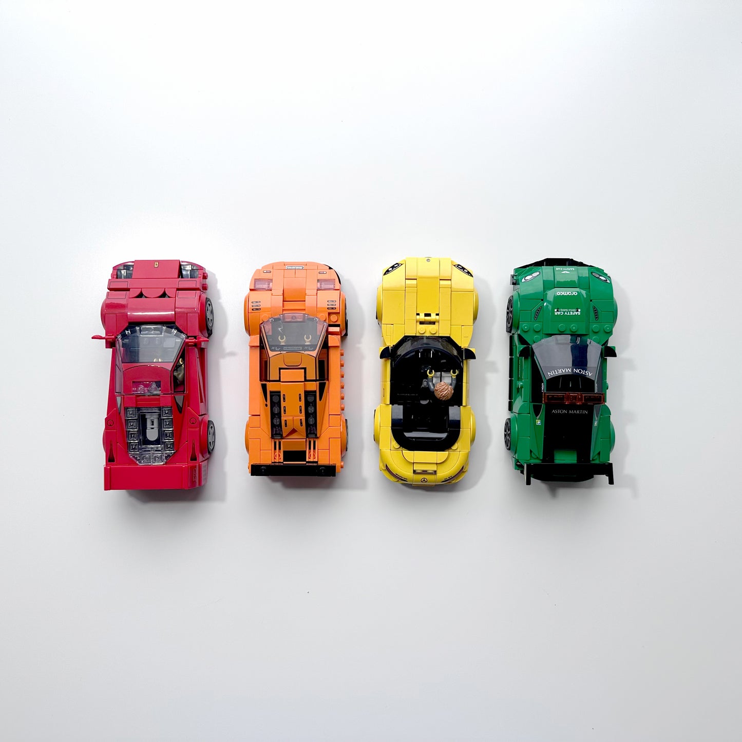 4 Pack Wall Mount Hook for LEGO Speed Champions Cars