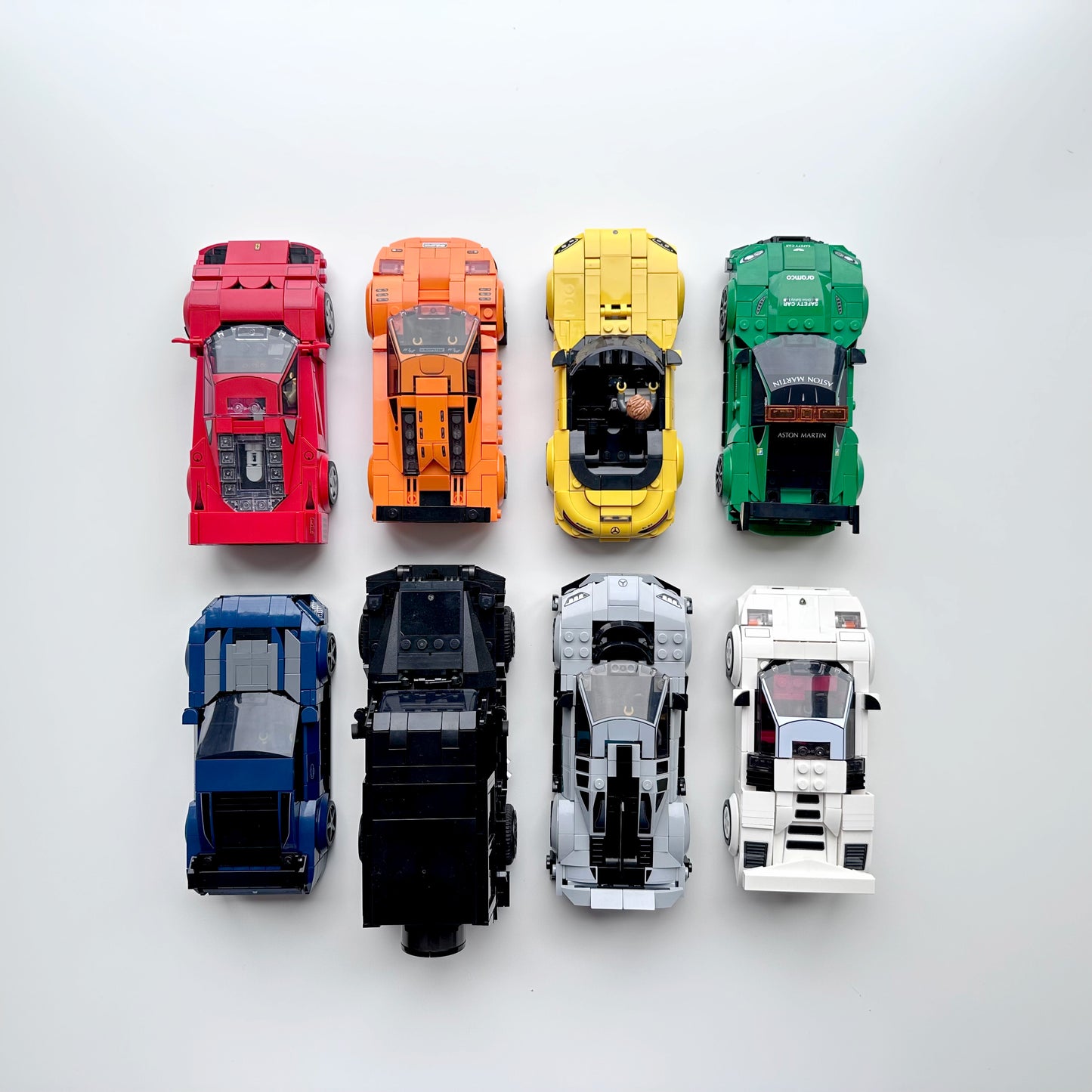 4 Pack Wall Mount Hook for LEGO Speed Champions Cars