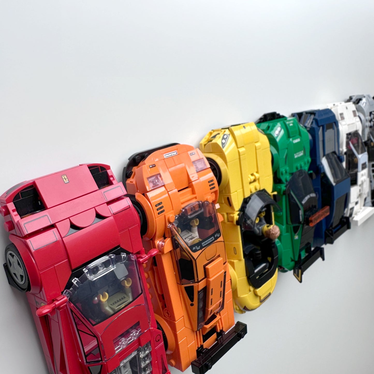 4 Pack Wall Mount Hook for LEGO Speed Champions Cars