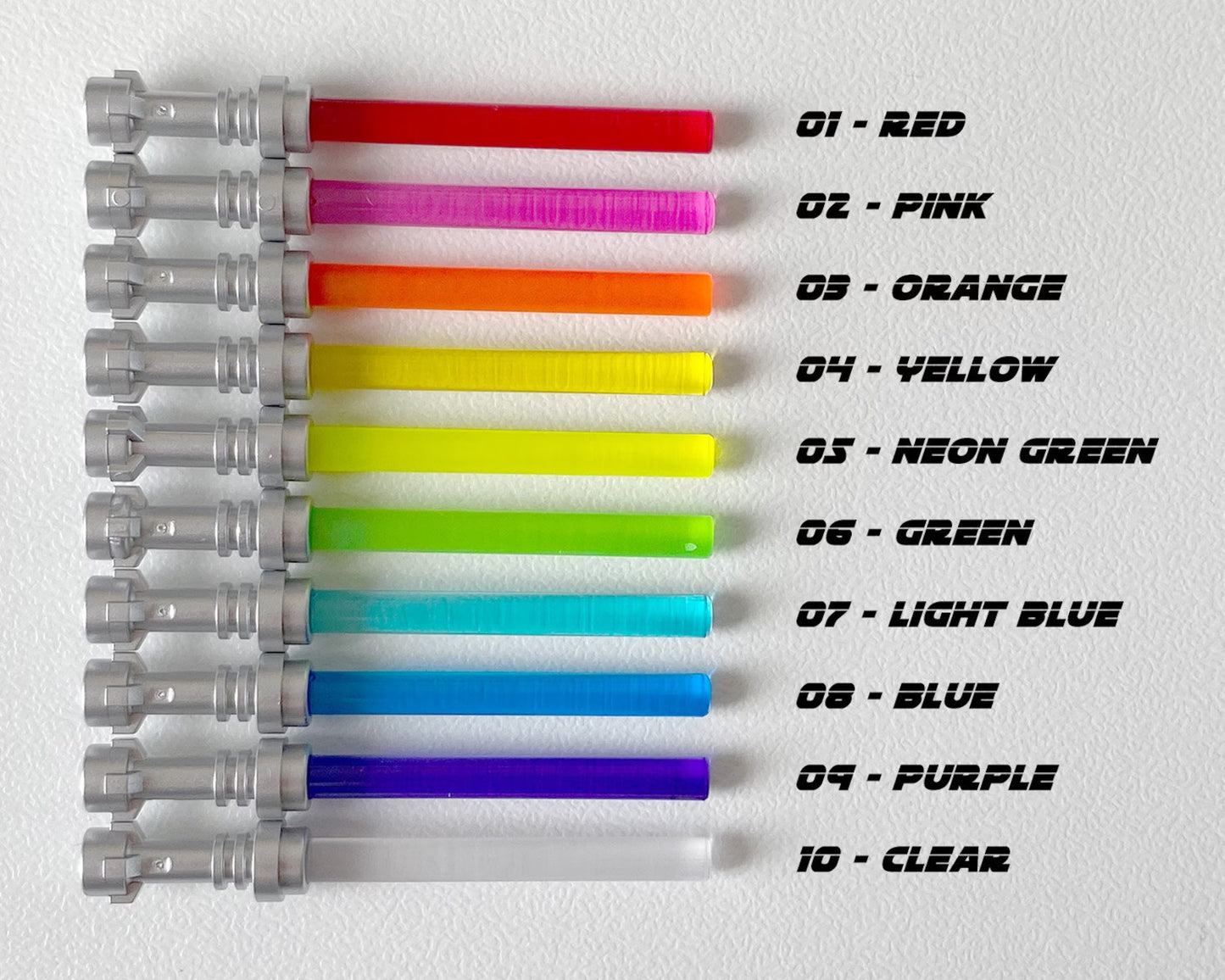 LEGO Lightsaber Earrings｜10 Colors