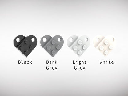 LEGO Heart Couple Keychain / Keyring｜18 Colors